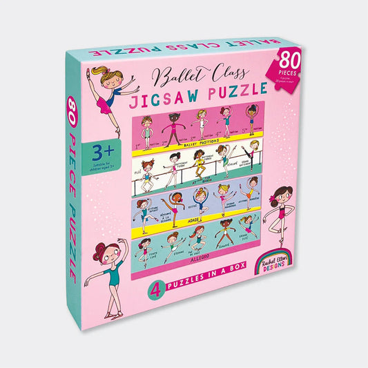 Rachel Ellen Designs - Ballet Class 80 Piece Puzzle