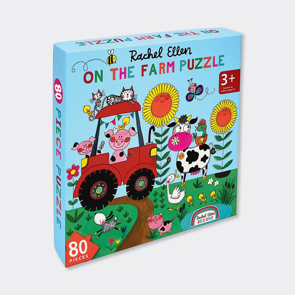 Rachel Ellen Designs - On the Farm 80 Piece Puzzle