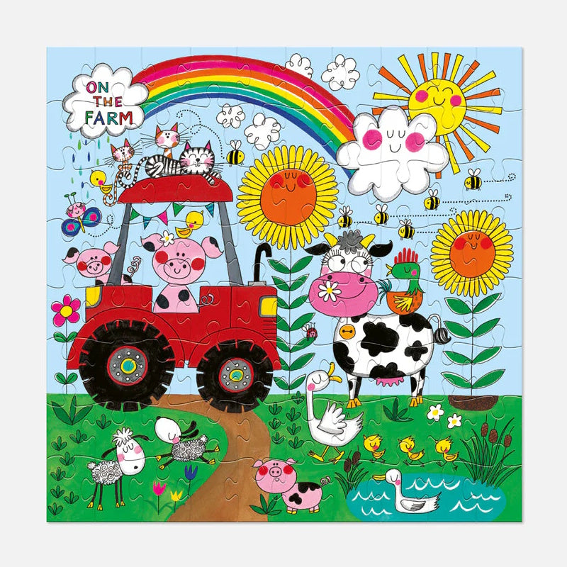 Rachel Ellen Designs - On the Farm 80 Piece Puzzle