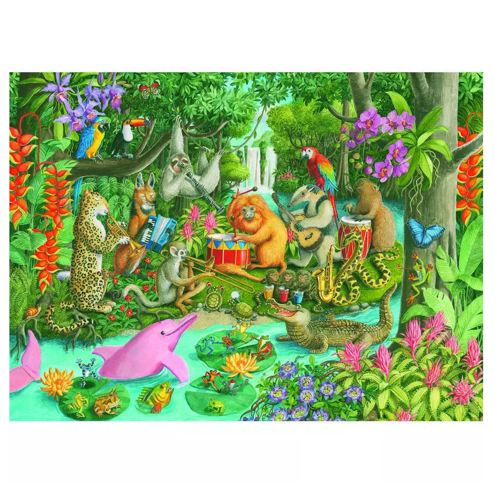 Ravensburger 100 Piece Puzzle - Rainforest River Band