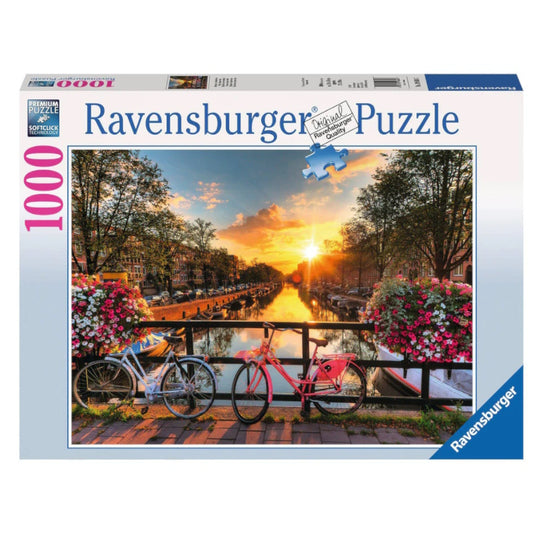 Ravensburger 1000 Piece Puzzle - Bicycles in Amsterdam