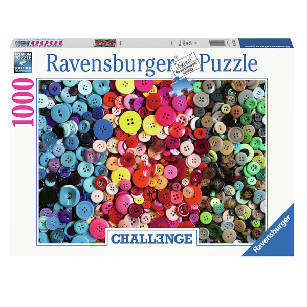 Ravensburger 1000 Piece Puzzle Challenge Buttons The Jigstore