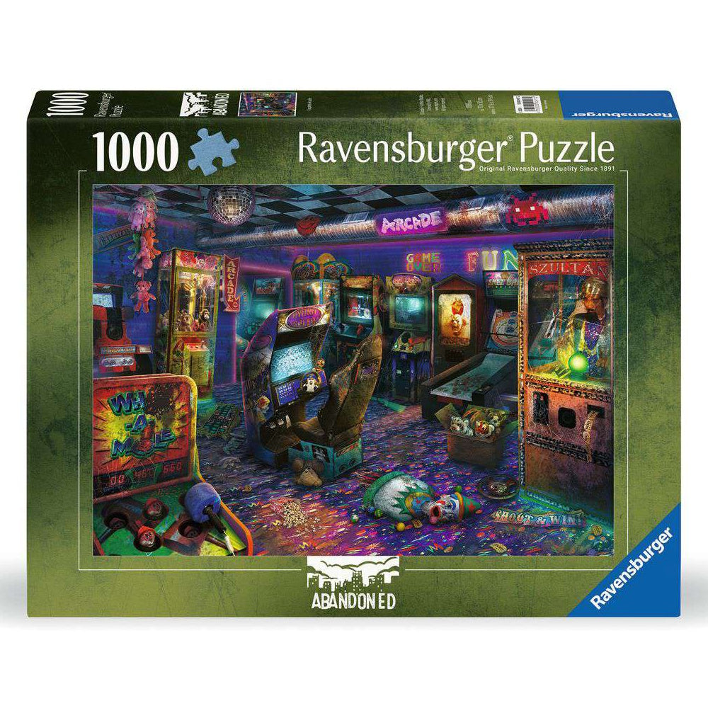 Ravensburger 1000 Piece Puzzle - Abandoned: Forgotten Arcade