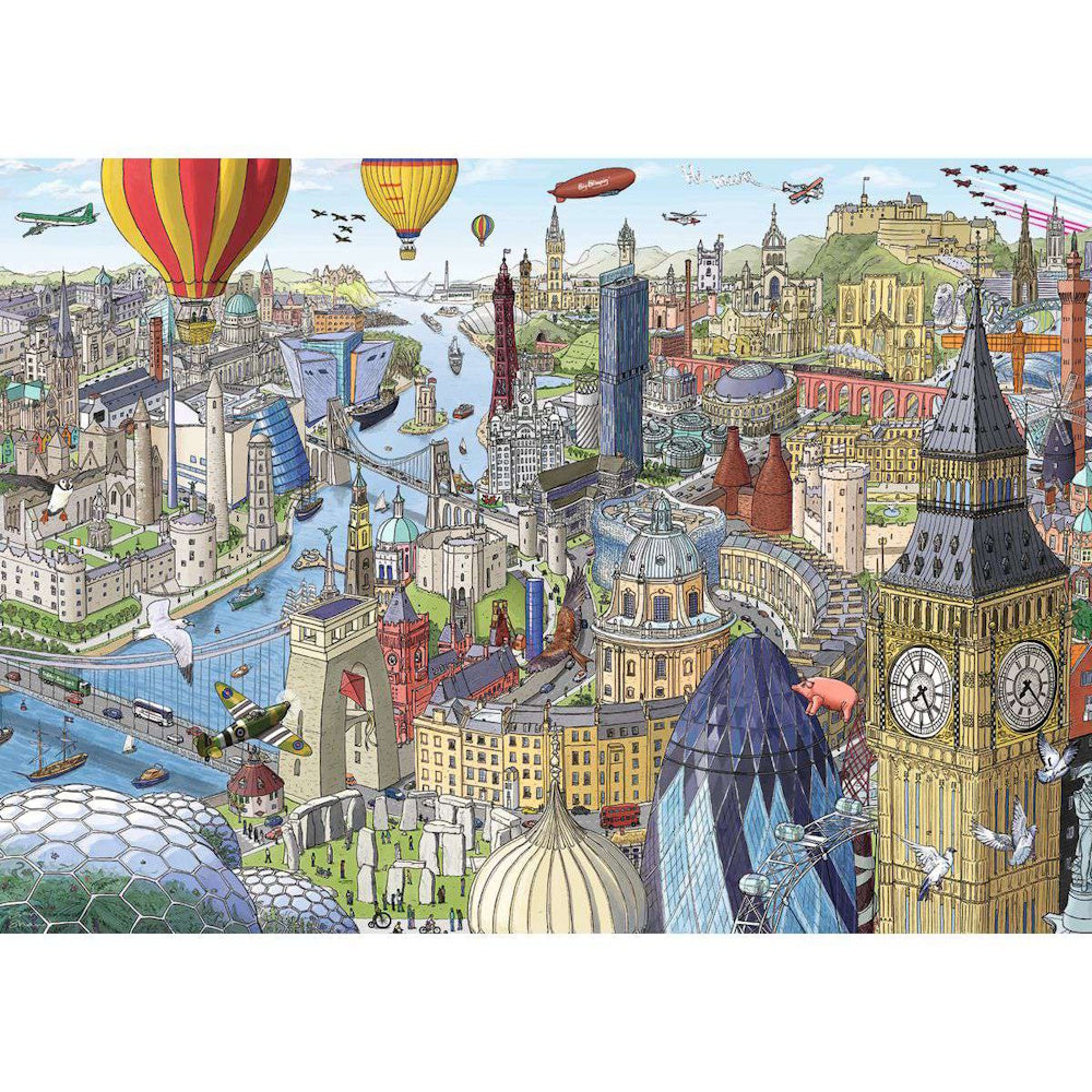 Ravensburger 1000 Piece Puzzle - Around the UK & Ireland