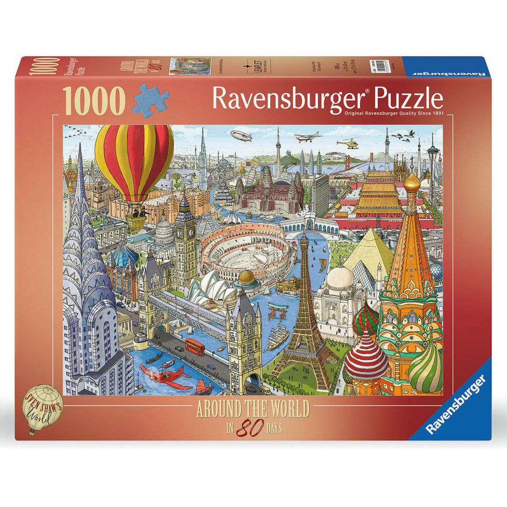 Ravensburger 1000 Piece Puzzle - Around the World in 80 Days