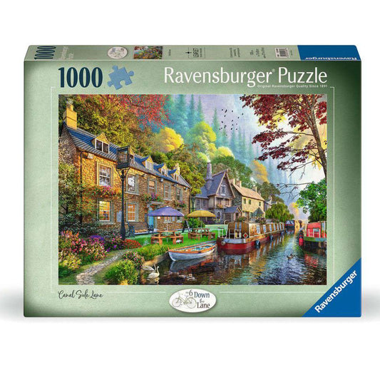 Ravensburger 1000 Piece Puzzle - Canal Side Lane