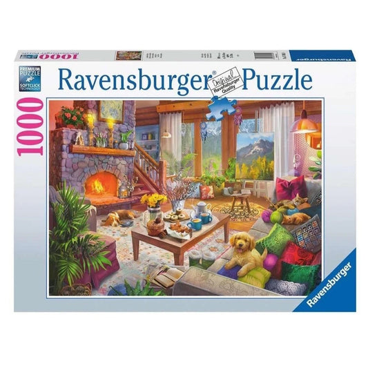 Ravensburger 1000 Piece Puzzle - Cosy Cabin