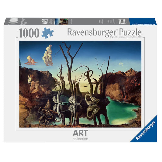 Ravensburger 1000 Piece Puzzle - Salvador Dali: Swans Reflecting Elephants