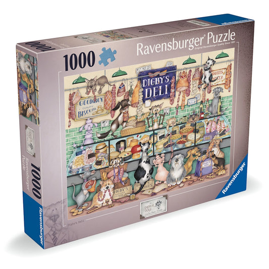 Ravensburger 1000 Piece Puzzle - Dapper Dogs: Digby's Deli