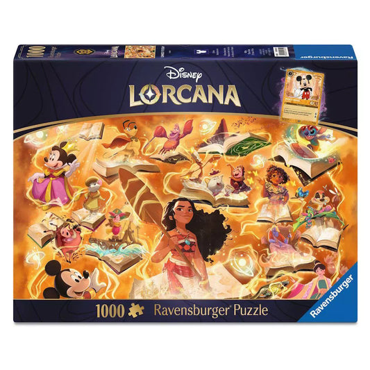 Ravensburger 1000 Piece Puzzle - Disney Lorcana: Glimmers of the Realm (Amber)