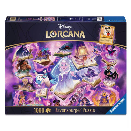 Ravensburger 1000 Piece Puzzle - Disney Lorcana: Glimmers of the Realm (Amethyst)