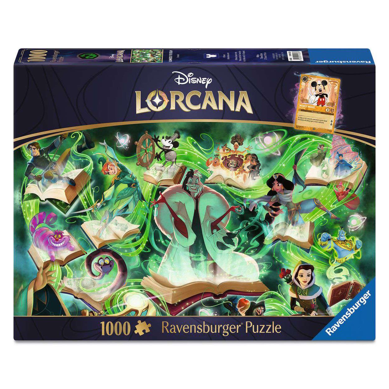 Ravensburger 1000 Piece Puzzle - Disney Lorcana: Glimmers of the Realm (Emerald)