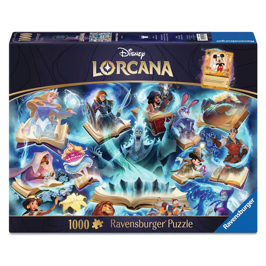 Ravensburger 1000 Piece Puzzle - Disney Lorcana: Glimmers of the Realm (Sapphire)