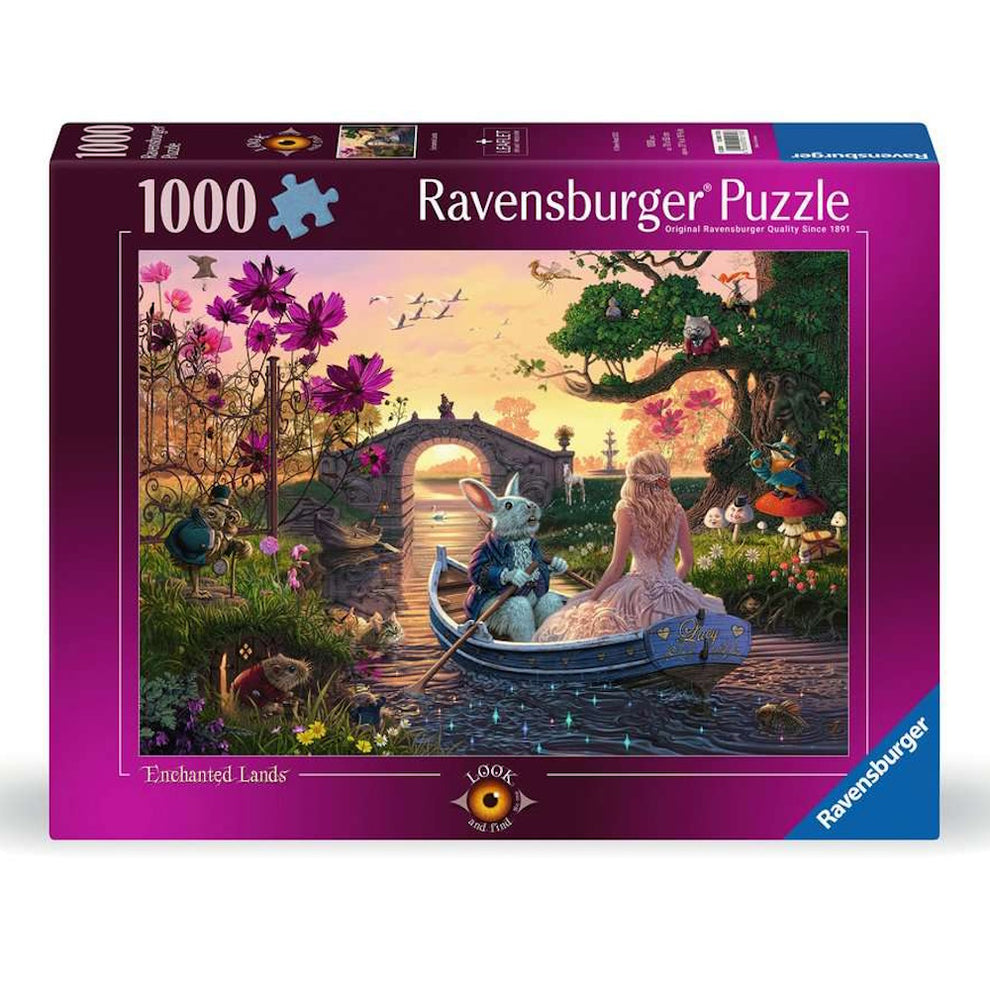 Ravensburger 1000 Piece Puzzle - Enchanted Lands Look & Find – The Jigstore