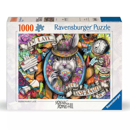 Ravensburger 1000 Piece Puzzle - Fashionably Late