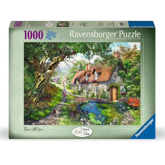 Ravensburger 1000 Piece Puzzle - Flower Hill Lane