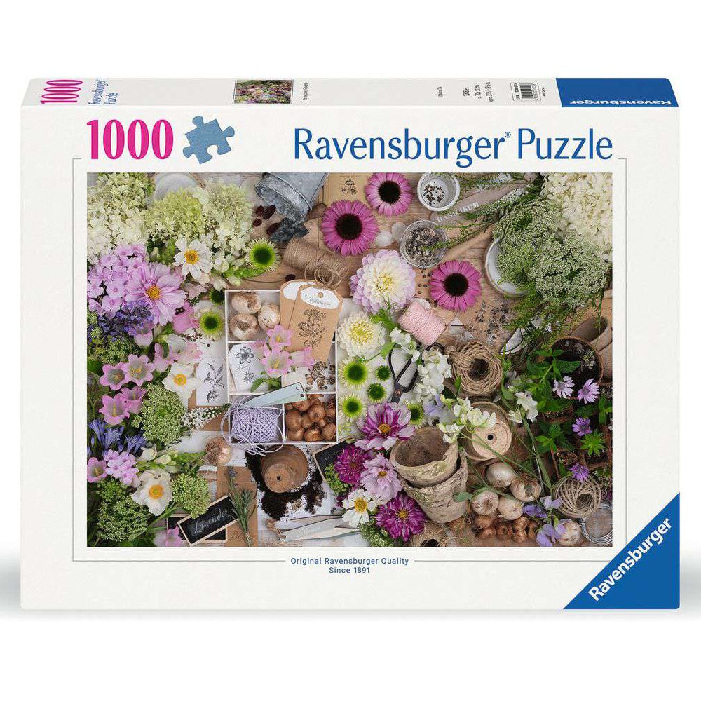 Ravensburger 1000 Piece Puzzle - For the Love of Flowers
