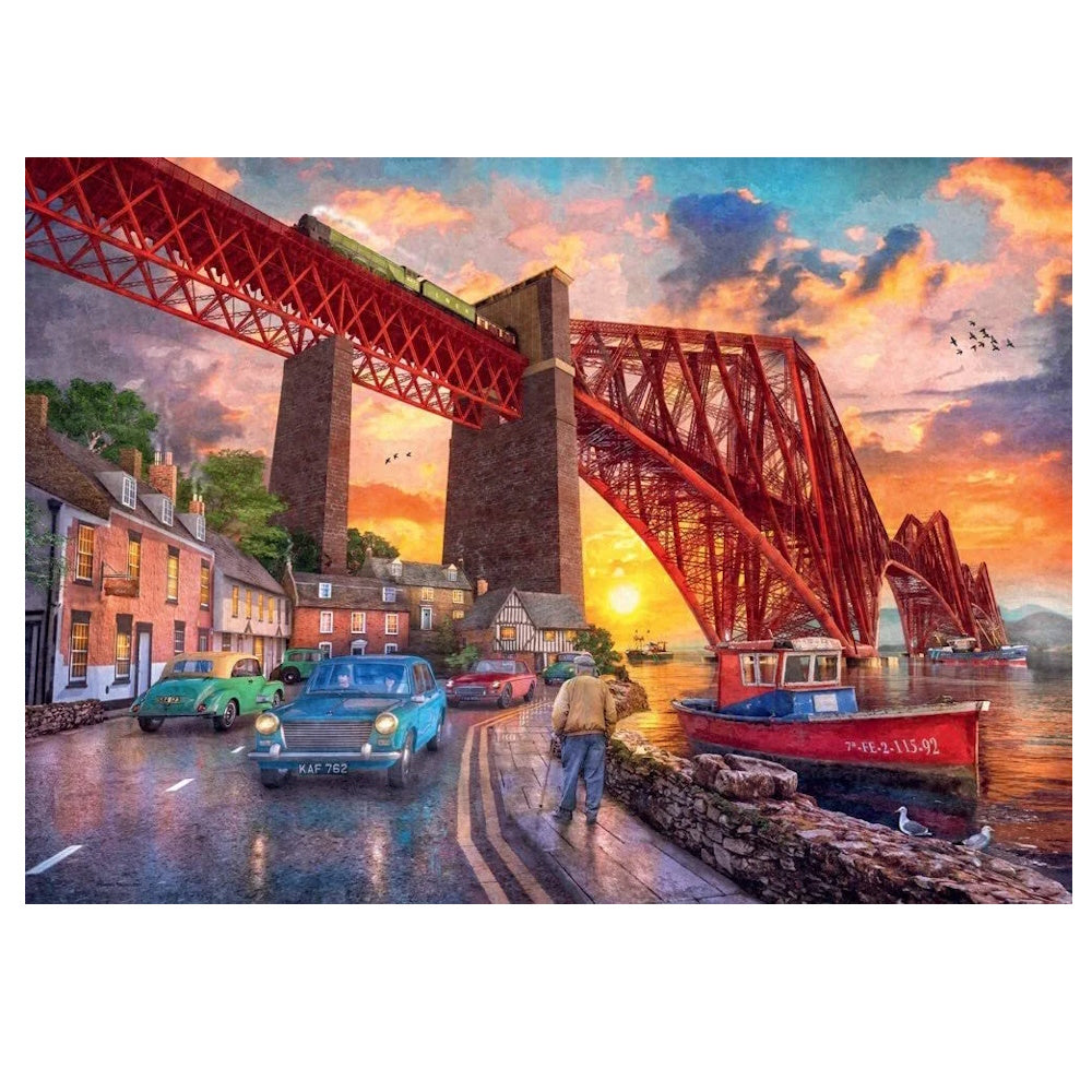 Ravensburger 1000 Piece Puzzle - Forth Bridge at Sunset