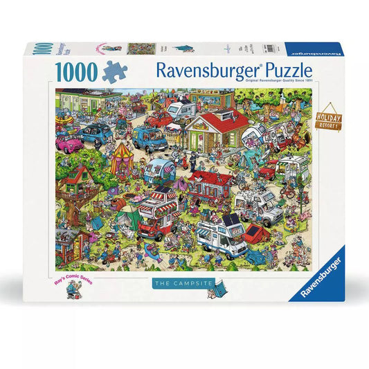 Ravensburger 1000 Piece Puzzle - Holiday Resort The Campsite