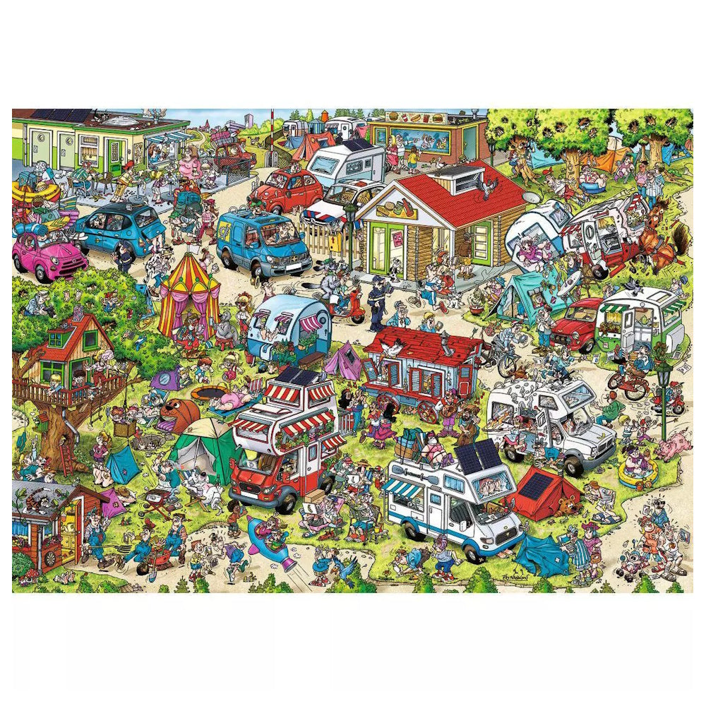 Ravensburger 1000 Piece Puzzle - Holiday Resort The Campsite