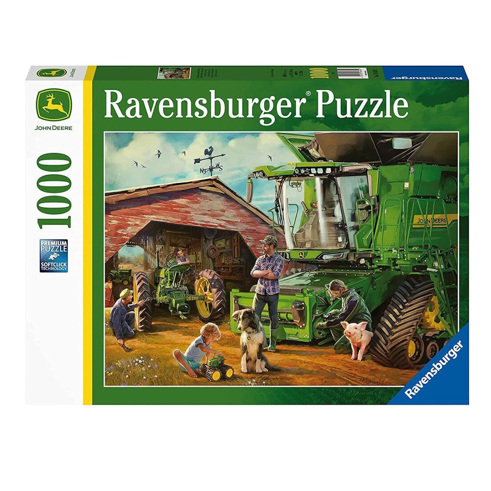 Ravensburger 1000 Piece Puzzle - John Deere Then & Now