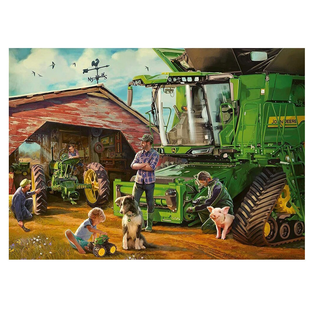 Ravensburger 1000 Piece Puzzle - John Deere Then & Now