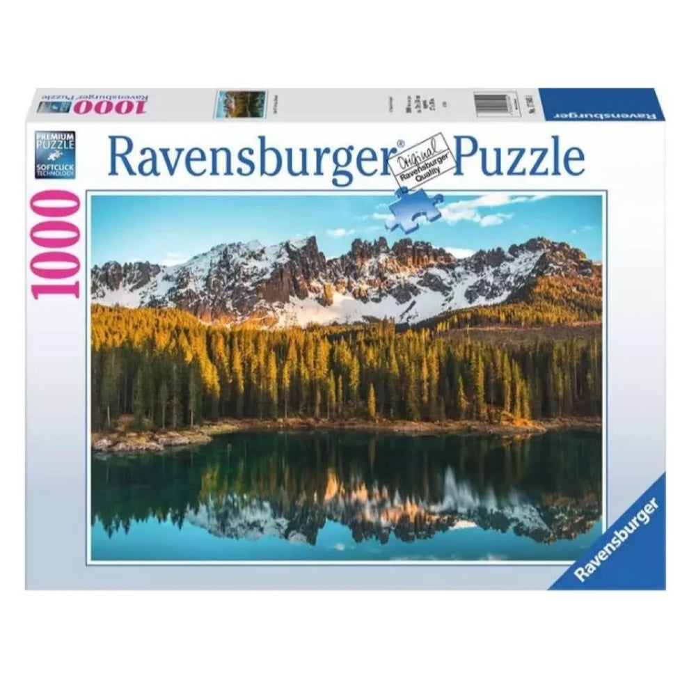 Ravensburger 1000 Piece Puzzle - Lake Carezza