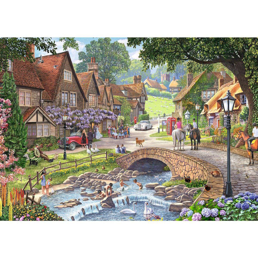 Ravensburger 1000 Piece Puzzle - Lazy Days by the Stream