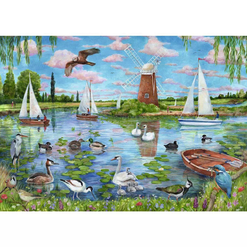 Ravensburger 1000 Piece Puzzle - Life Along the Broads