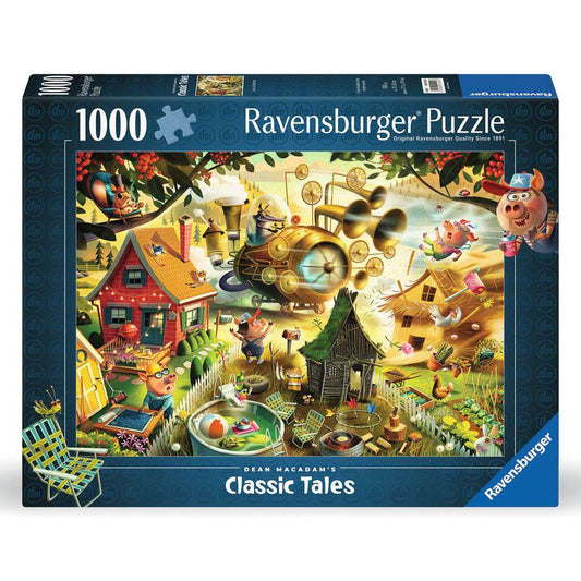 Ravensburger 1000 Piece Puzzle - Look Out Little Pigs!