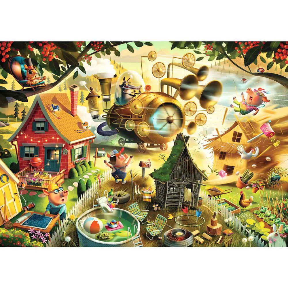 Ravensburger 1000 Piece Puzzle - Look Out Little Pigs!