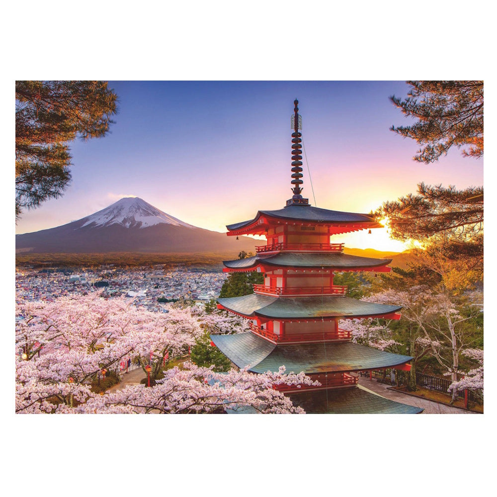 Ravensburger 1000 Piece Puzzle - Mount Fuji Cherry Blossom View