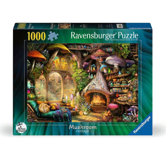 Ravensburger 1000 Piece Puzzle - Mushroom Cottage