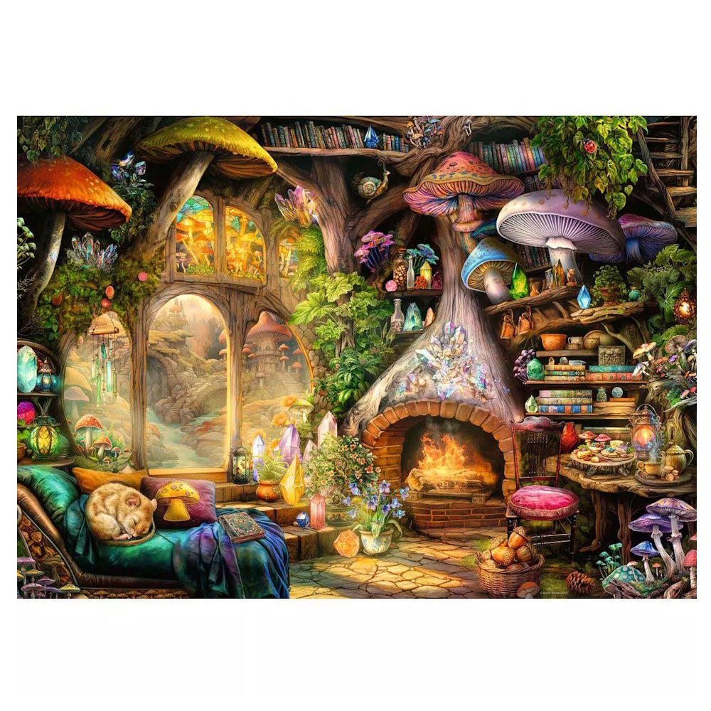 Ravensburger 1000 Piece Puzzle - Mushroom Cottage