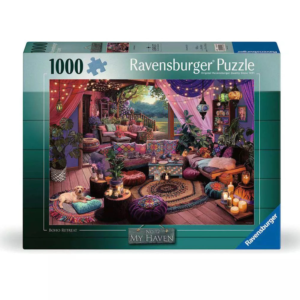 Ravensburger 1000 Piece Puzzle -  My Haven #12 - Boho Retreat