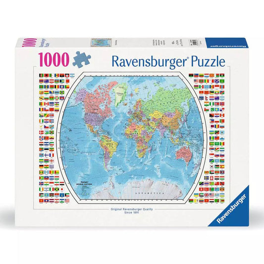 Ravensburger 1000 Piece Puzzle - Political World Map