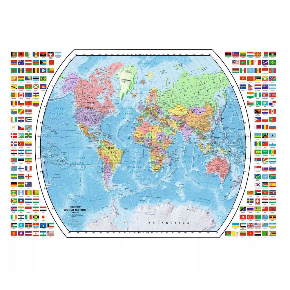 Ravensburger 1000 Piece Puzzle - Political World Map
