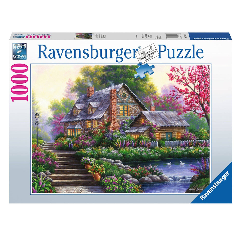 Ravensburger 1000 Piece Puzzle - Romantic Cottage