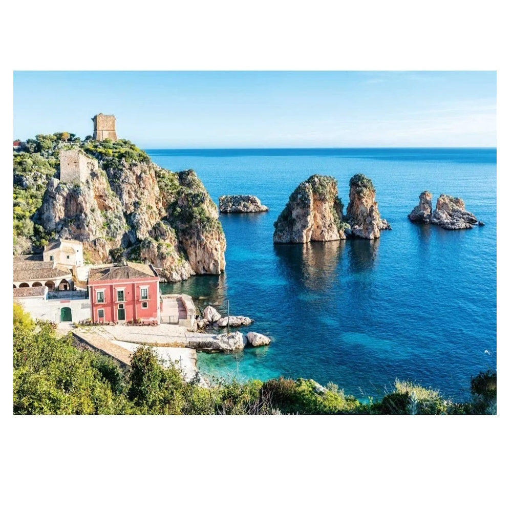 Ravensburger 1000 Piece Puzzle - Faraglioni Di Scopello Sicily