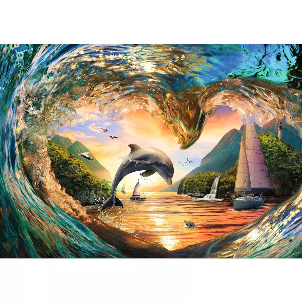 Ravensburger 1000 Piece Puzzle - Sunset Splash