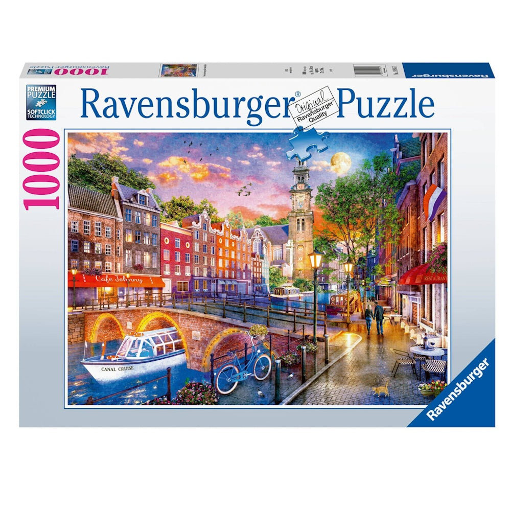 Ravensburger 1000 Piece Puzzle - Sunset in Amsterdam