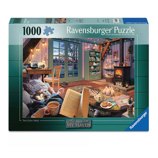 Ravensburger 1000 Piece Puzzle - My Haven #6 - The Cosy Shed