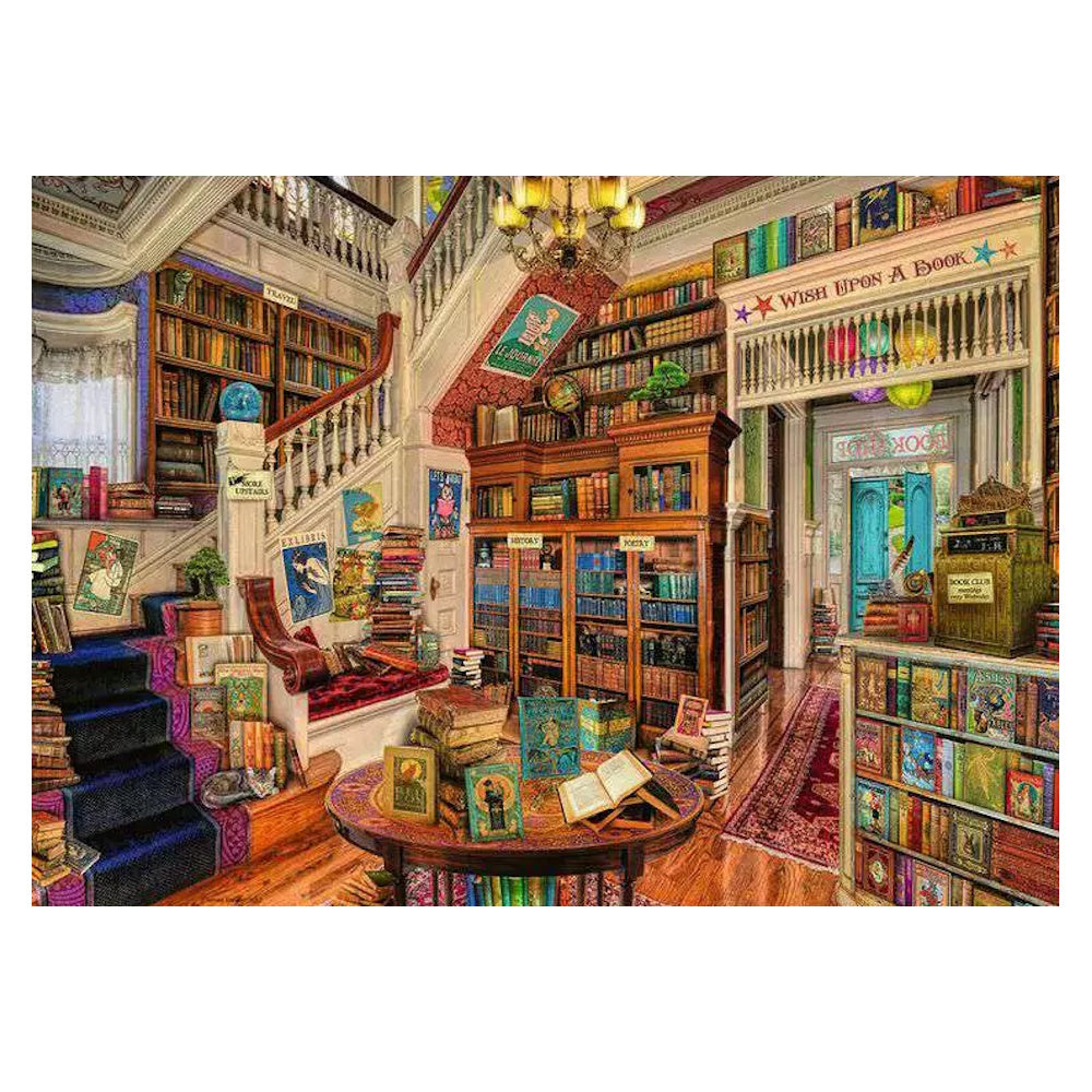 Ravensburger 1000 Piece Puzzle - The Fantasy Bookshop