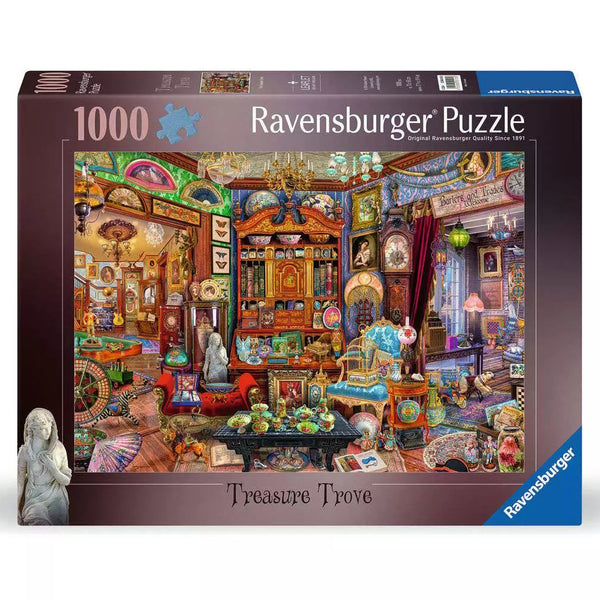 Ravensburger Puzzle Treasure Trove 1000 Pezzi - Aimee Stewart, Negozio Di Antiquariato, 70x50cm, Per Adulti E Ragazzi 12+