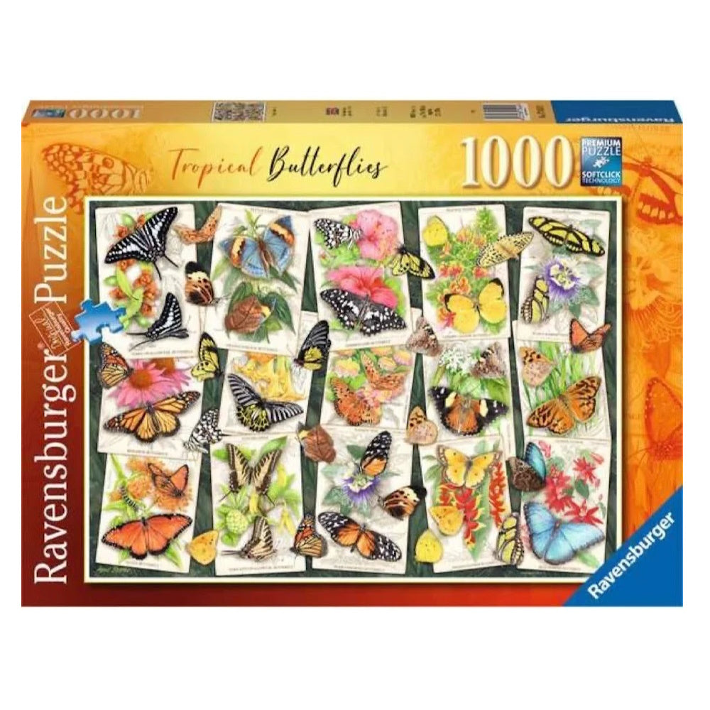 Ravensburger 1000 Piece Puzzle - Tropical Butterfly