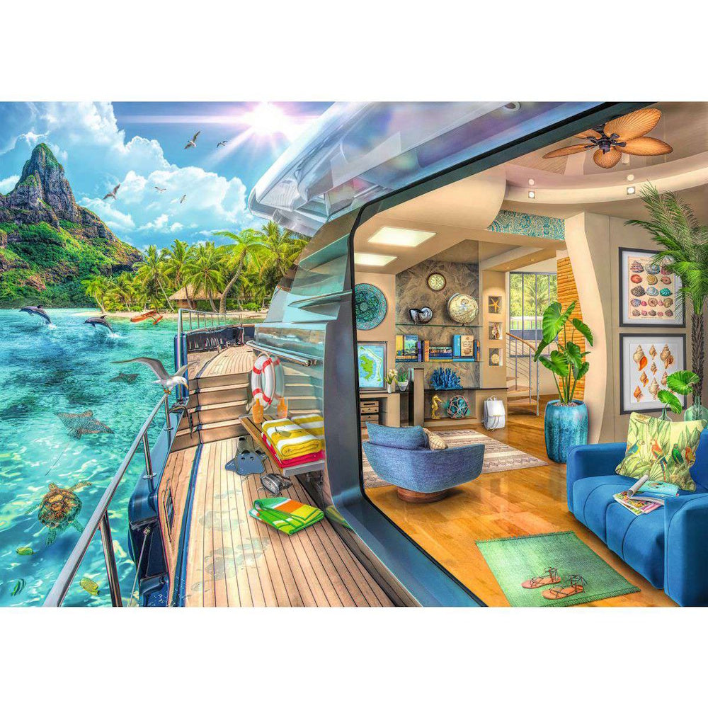 Ravensburger 1000 Piece Puzzle - Tropical Island Charter