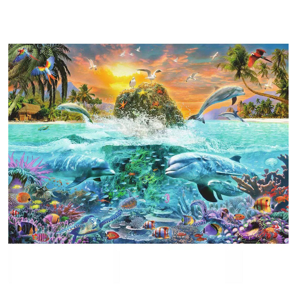 Ravensburger 1000 Piece Puzzle - The Underwater Island