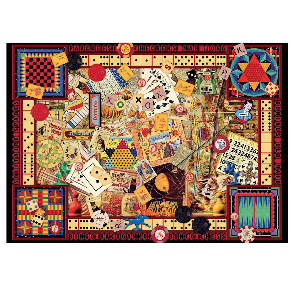 Ravensburger 1000 Piece Puzzle - Vintage Games