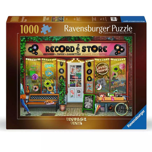 Ravensburger 1000 Piece Puzzle - Vintage Vinyl