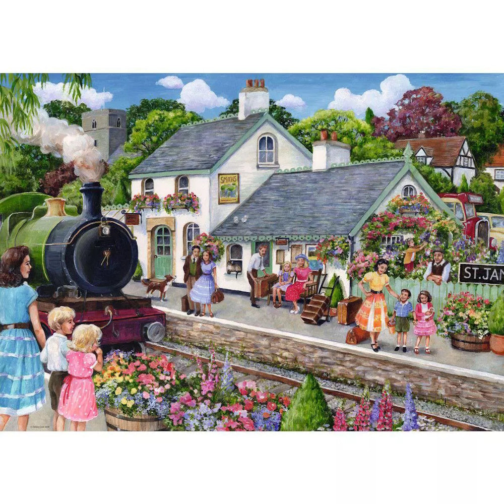 Ravensburger 1000 Piece Puzzle - Whistle Stop Cottage